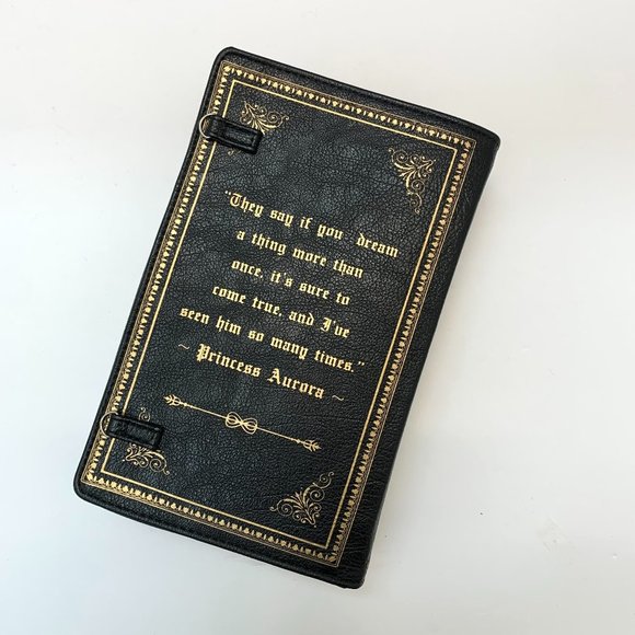 NWT Sleeping Beauty Book Bag Crossbody Clutch - Picture 3 of 7